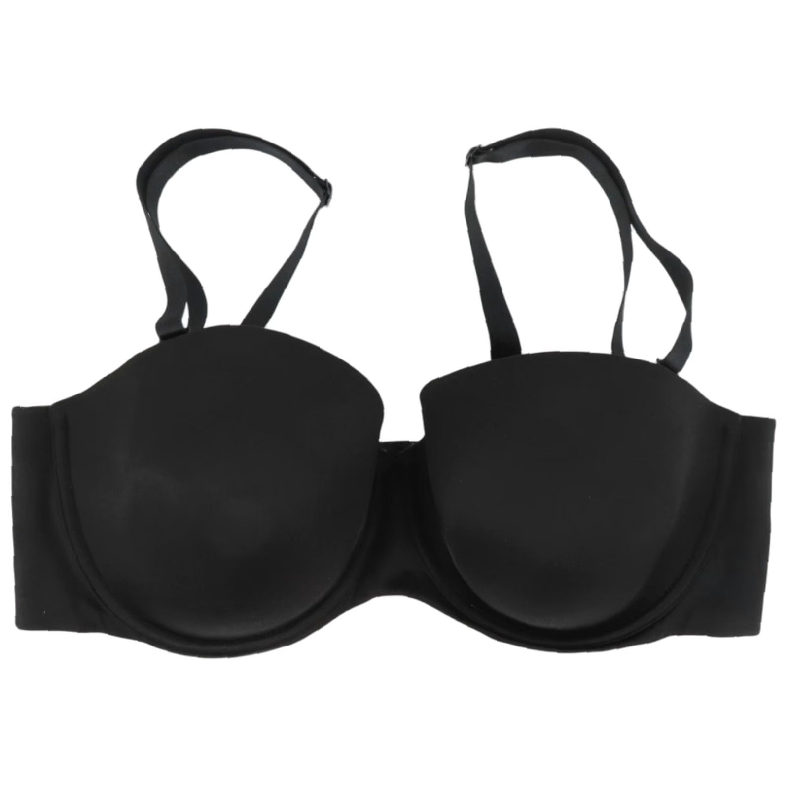 Vintage **Cacique 42DD Underwire Bra Solid Black Strapless** User: Cacique 42DD Underwire Bra Solid Black Strapless Size ONE SIZE - 1 Thumbnail