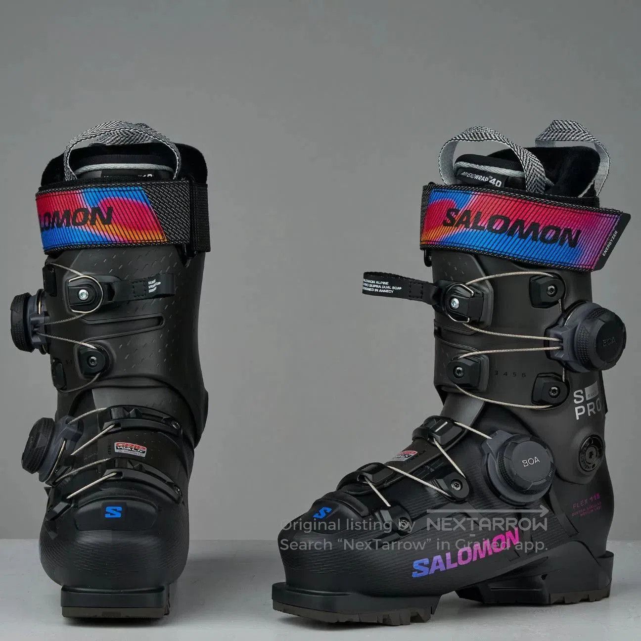 Salomon salomon supra dual boa ski boots for women. Size US 6.5 / IT 36.5 - 1 Thumbnail