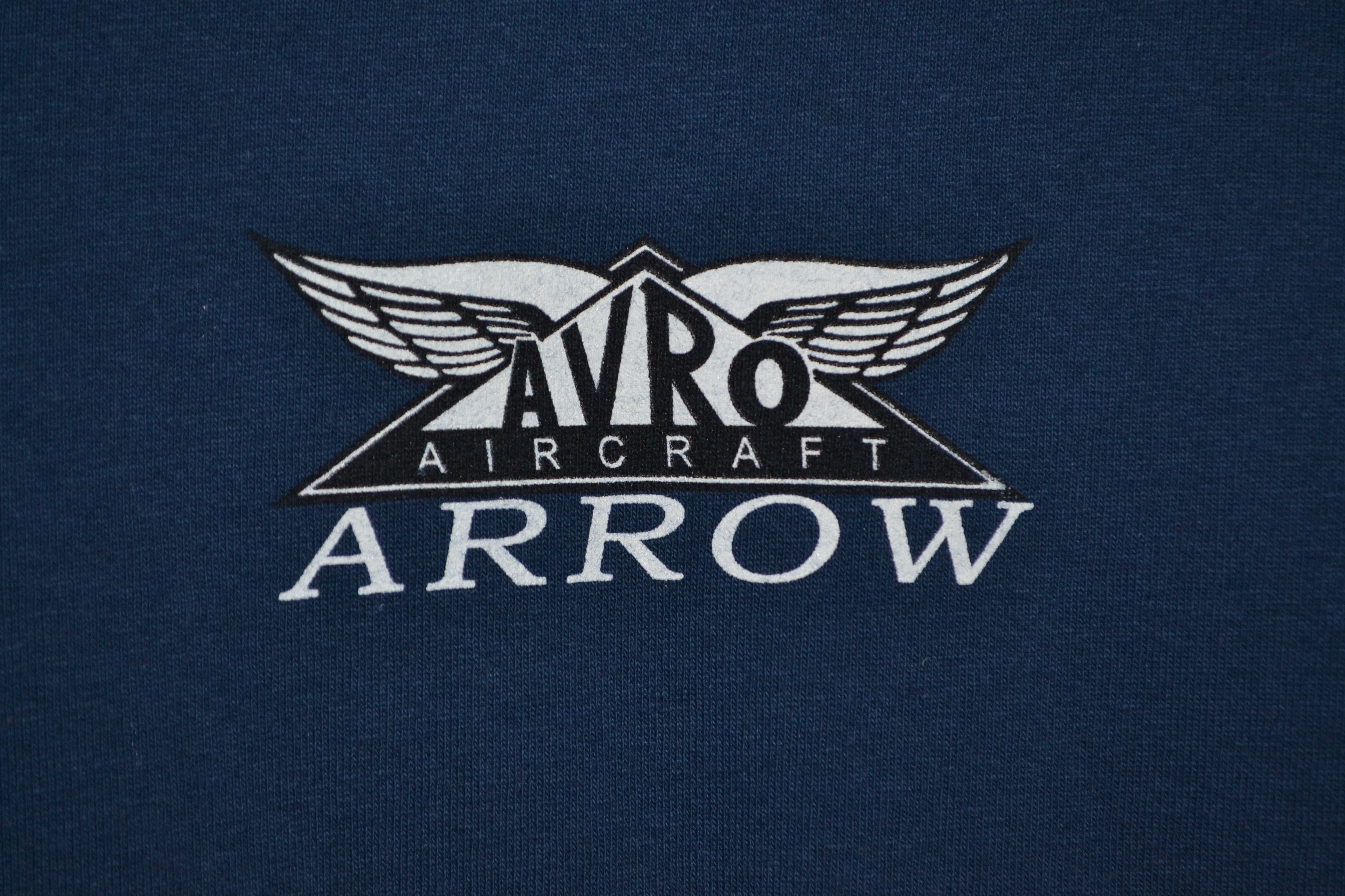 Vintage 2000s Avro Aircraft Arrow Super Sonic Jet t-shirt XL Size US XL / EU 56 / 4 - 6 Thumbnail