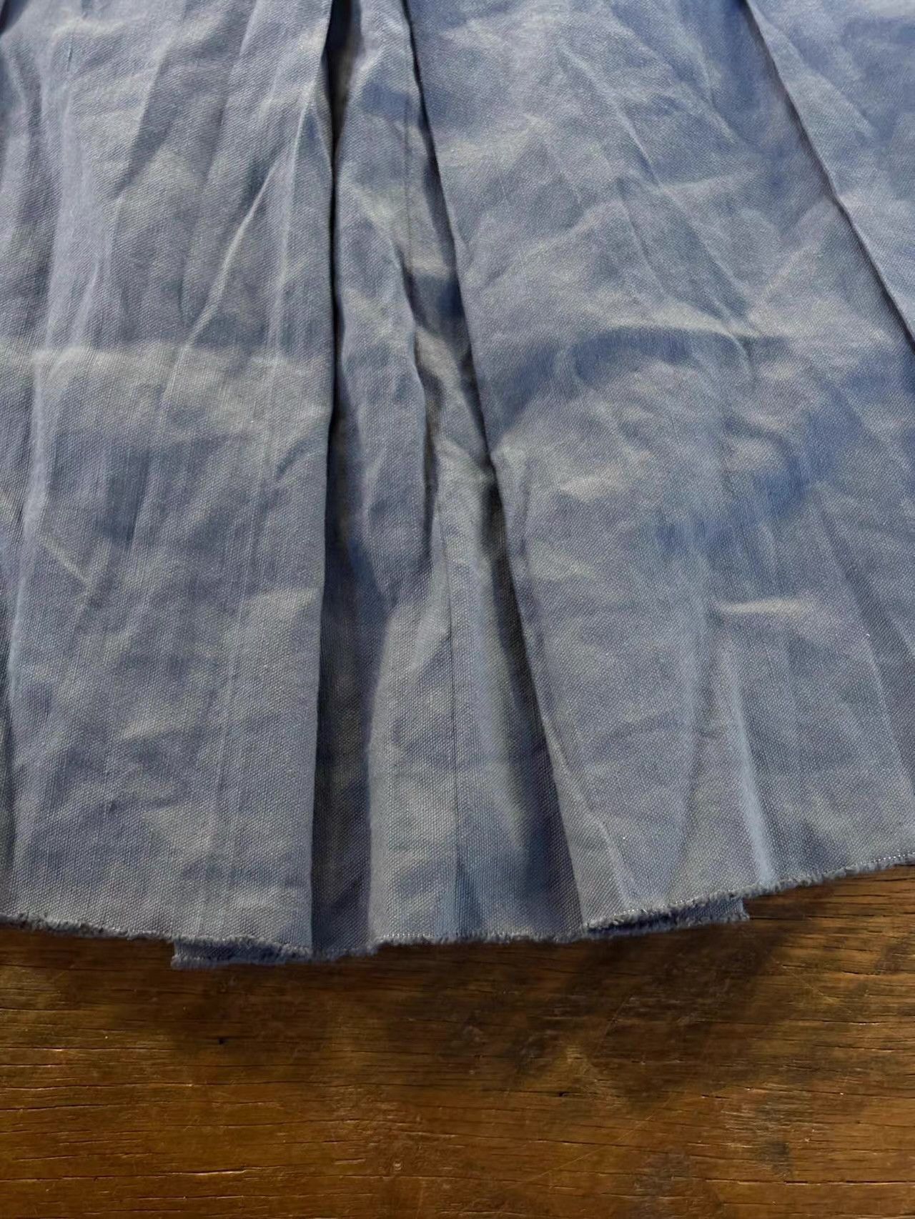 Ma+ m.a+ 16SS Avion Blue 8‑Pleat Skirt Ｑ25 Size 38" / US 16 / IT 52 - 4 Thumbnail