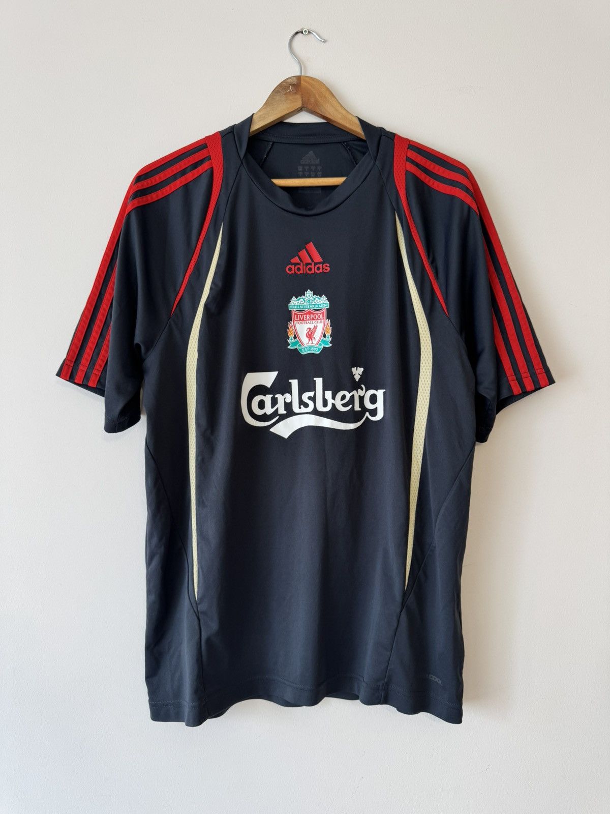 Adidas Vintage Liverpool 2009-2010 Soccer Training Jersey Shirt Kit Size US L / EU 52-54 / 3 - 1 Thumbnail