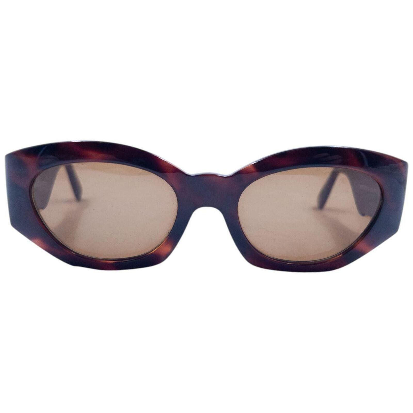 Versace Vintage 90s Gianni Versace Tortoise Shell Medusa Sunglasses Size ONE SIZE - 2 Thumbnail