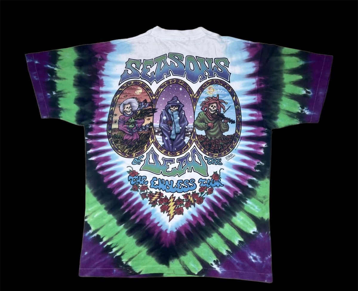 Band Tees × Grateful Dead × Vintage vintage grateful dead 90s Size US XL / EU 56 / 4 - 2 Thumbnail