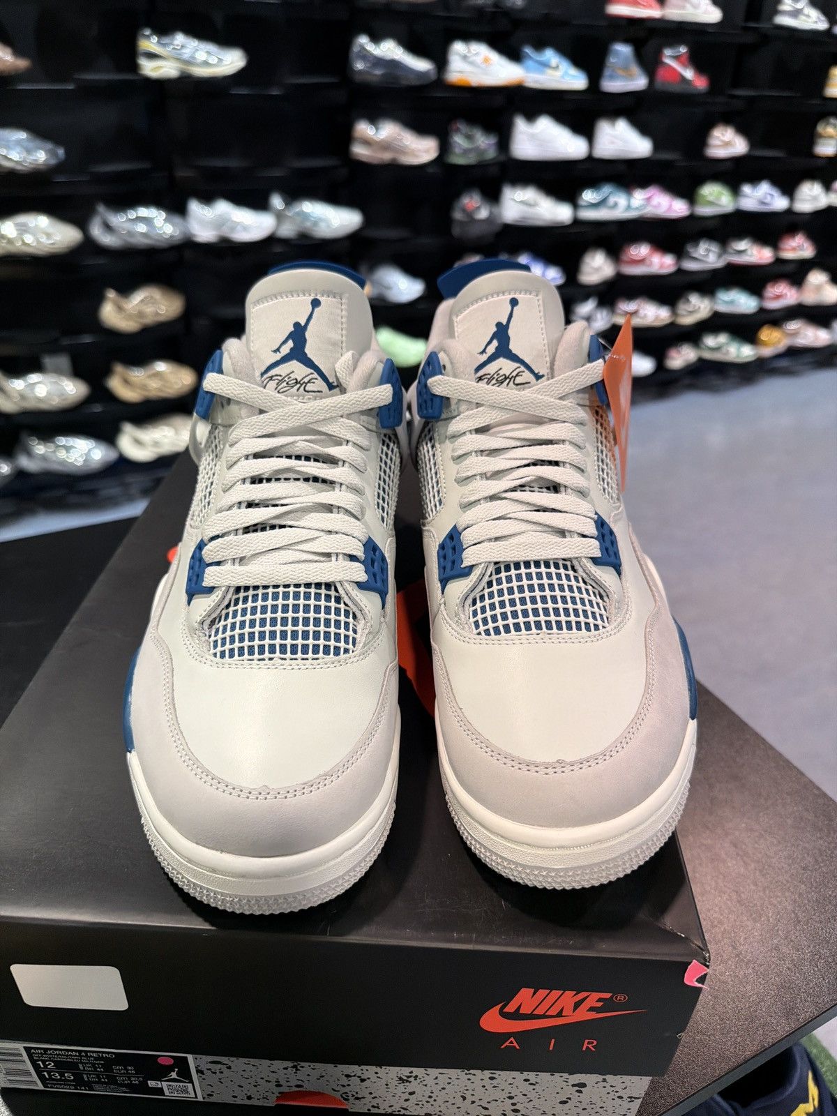 Jordan Brand Jordan 4 Military Blue Size-12 Brand New Quick Ship Size US 12 / EU 45 - 2 Thumbnail