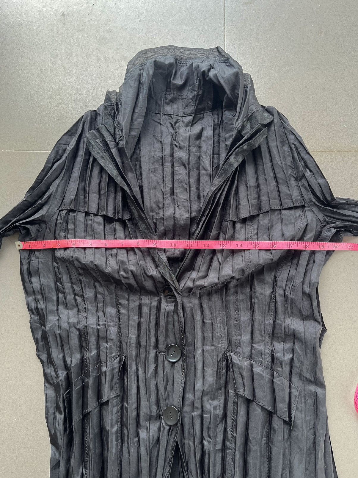 Japanese Brand Pleats Please Japanese Specchio Coats Blazer Issey Style Size L / US 10 / IT 46 - 13 Thumbnail