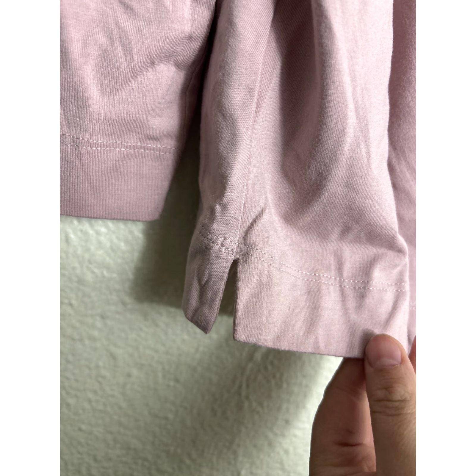 J. Jill J. Jill Top Womens PXL Pink Luxe Supima Cotton T-Shirt Long Sleeve Size XL / US 12-14 / IT 48-50 - 7 Thumbnail
