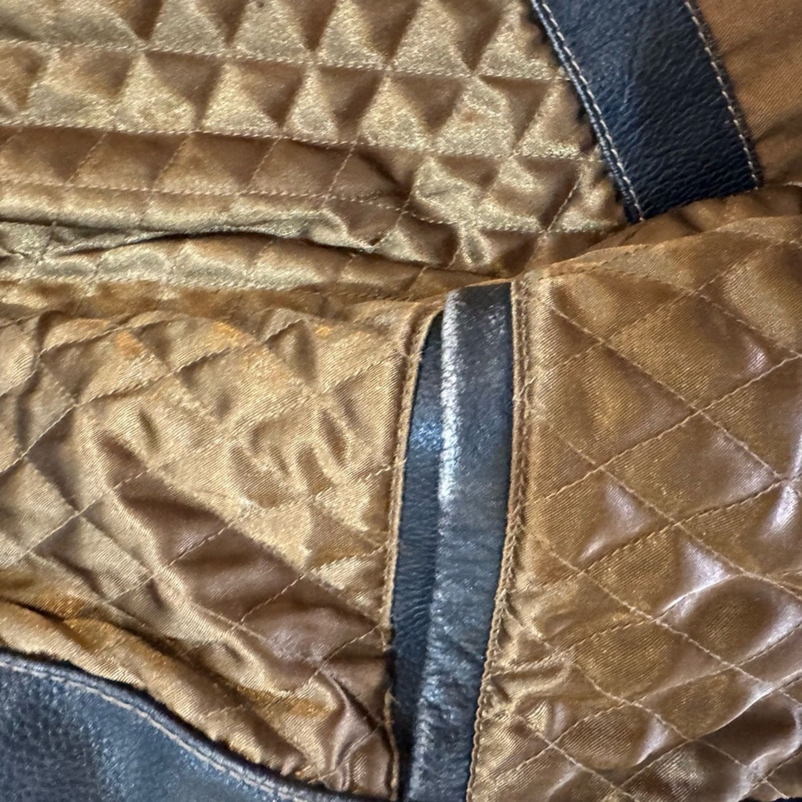 Roundtree & Yorke Roundtree & Yorke Bomber Leather Jacket w/ Shearling Collar Size US XL / EU 56 / 4 - 7 Thumbnail