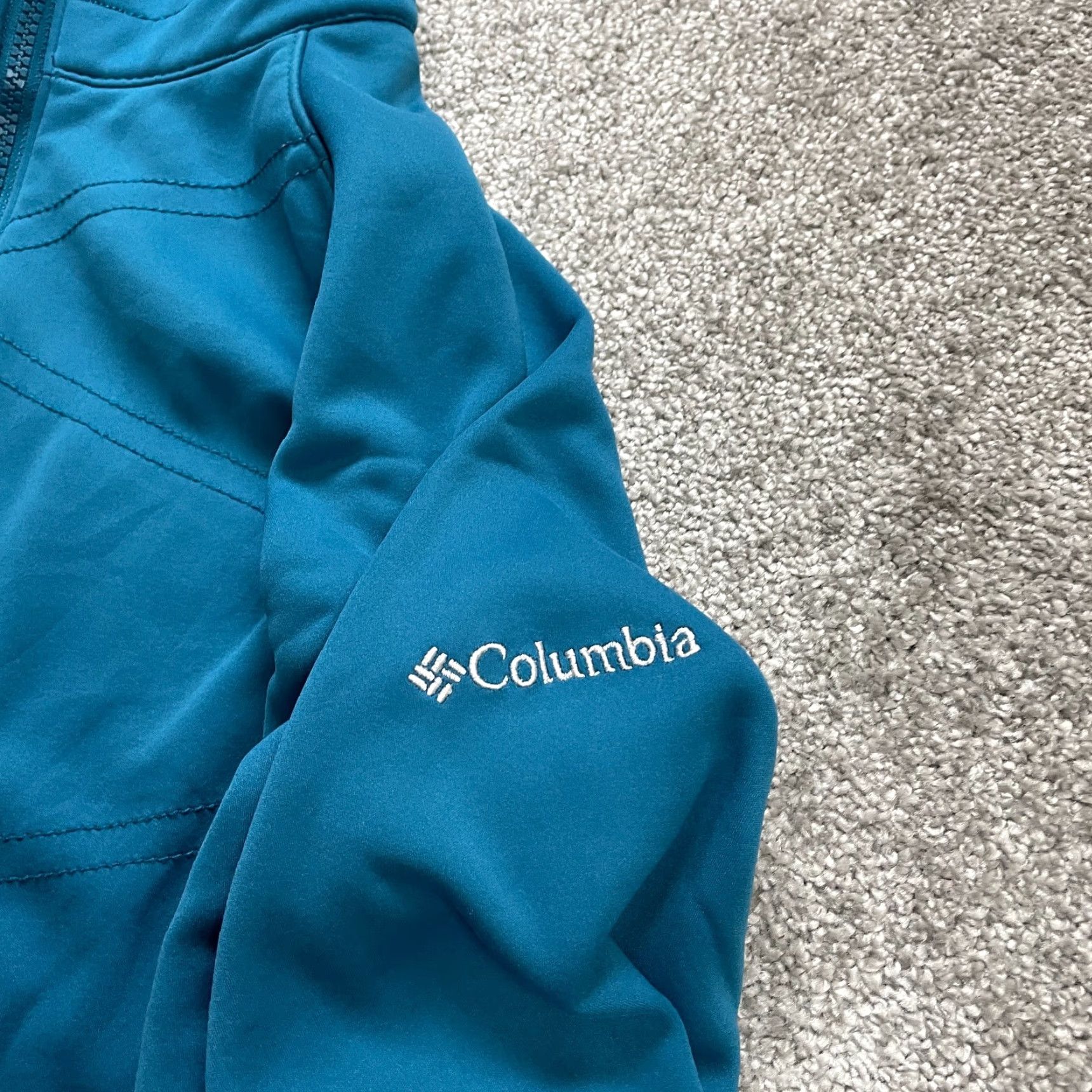 Vintage Columbia Interchange Fleece Jacket Womens Medium Blue Full Zip Pockets High Neck Size M / US 6-8 / IT 42-44 - 6 Thumbnail