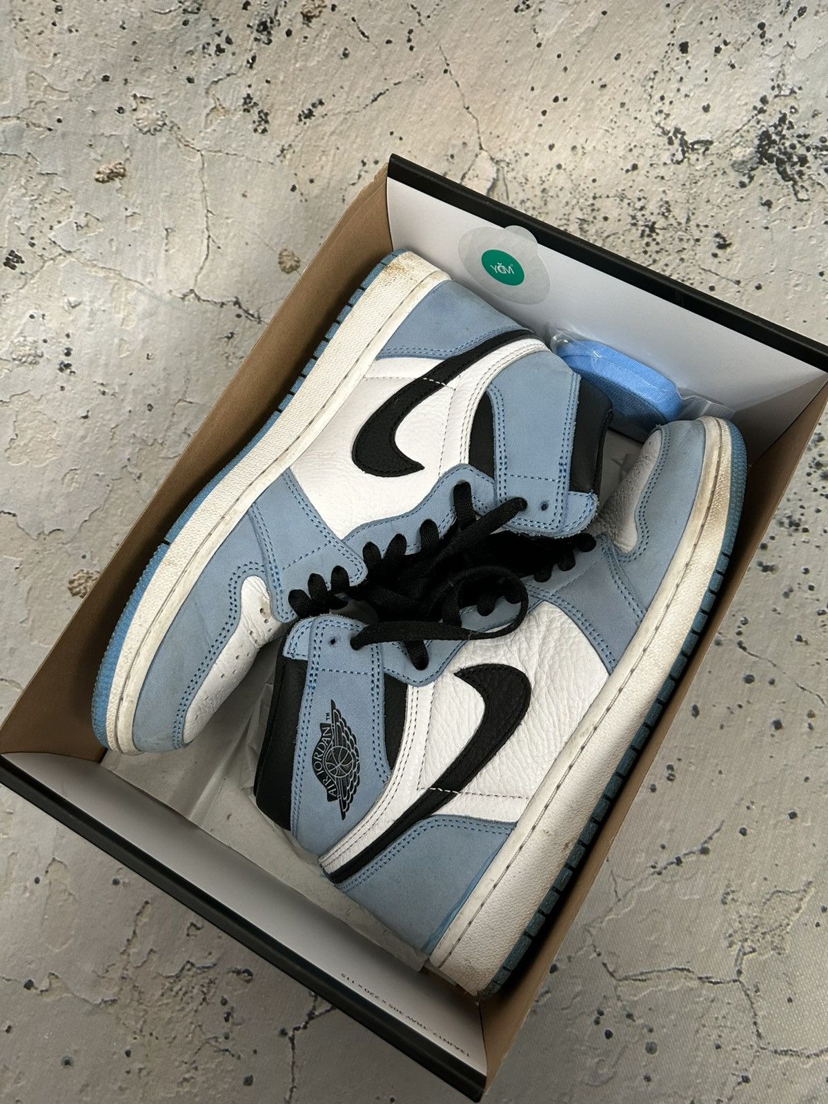 Jordan Brand Jordan 1 Nike Air University Blue Streetwear Sneaker Rare Size US 8.5 / EU 41-42 - 12 Thumbnail