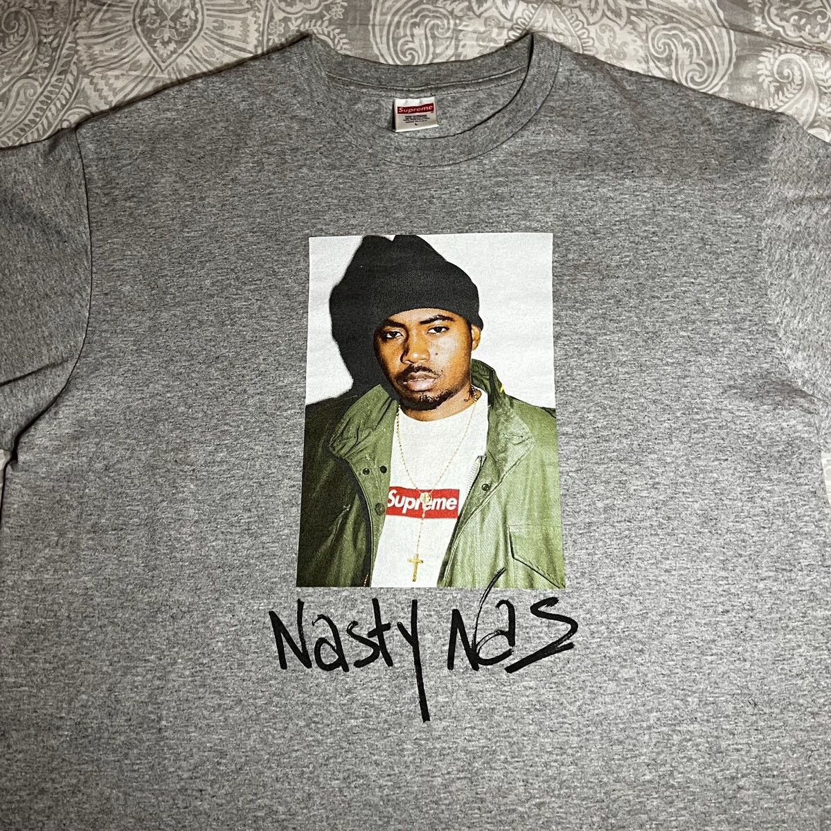 Supreme Supreme Nasty Nas Photo Tee Nas T shirt Size US L / EU 52-54 / 3 - 2 Thumbnail