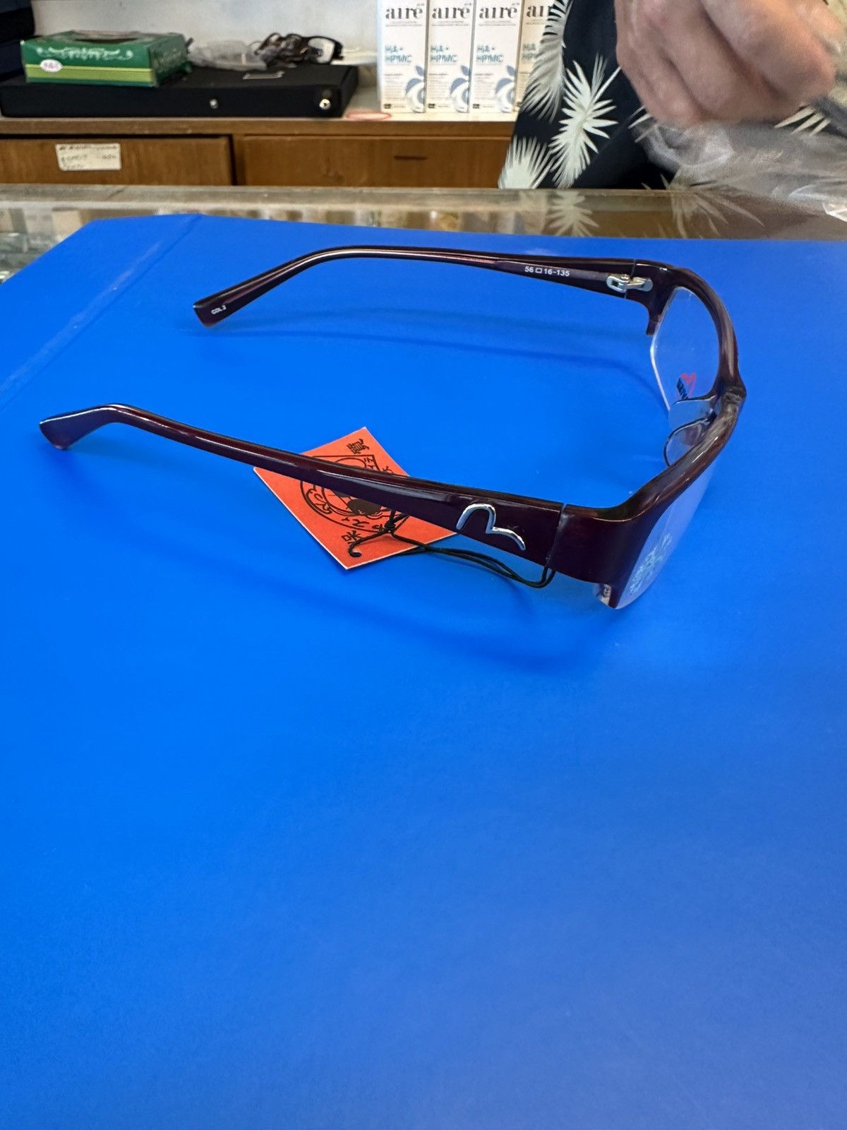 Evisu Y2K Evisu Japan EVH-2025 56🛑16-135 Frames Size ONE SIZE - 1 Thumbnail