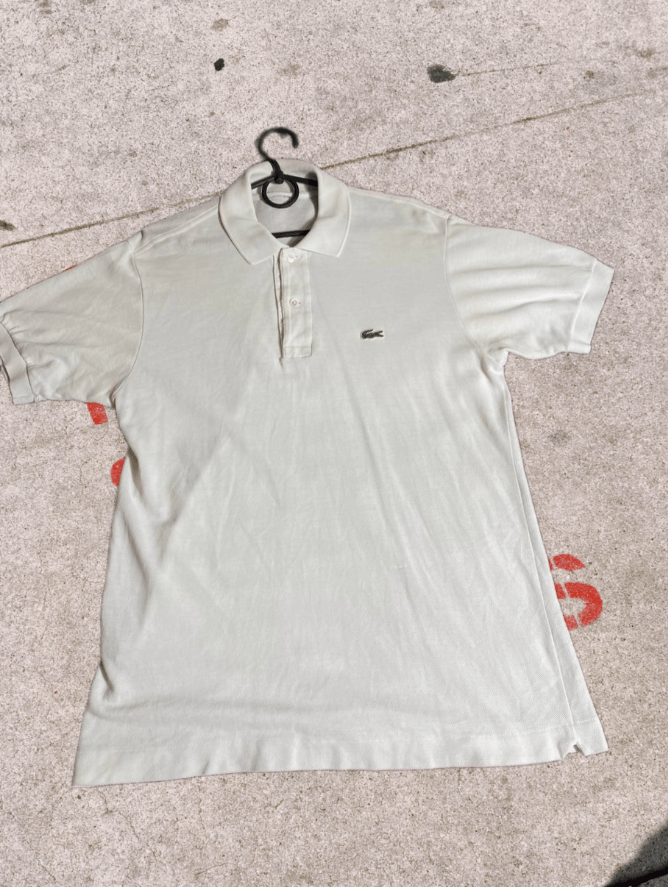 Lacoste Lacoste Regular Fit White Polo Size US S / EU 44-46 / 1 - 1 Thumbnail