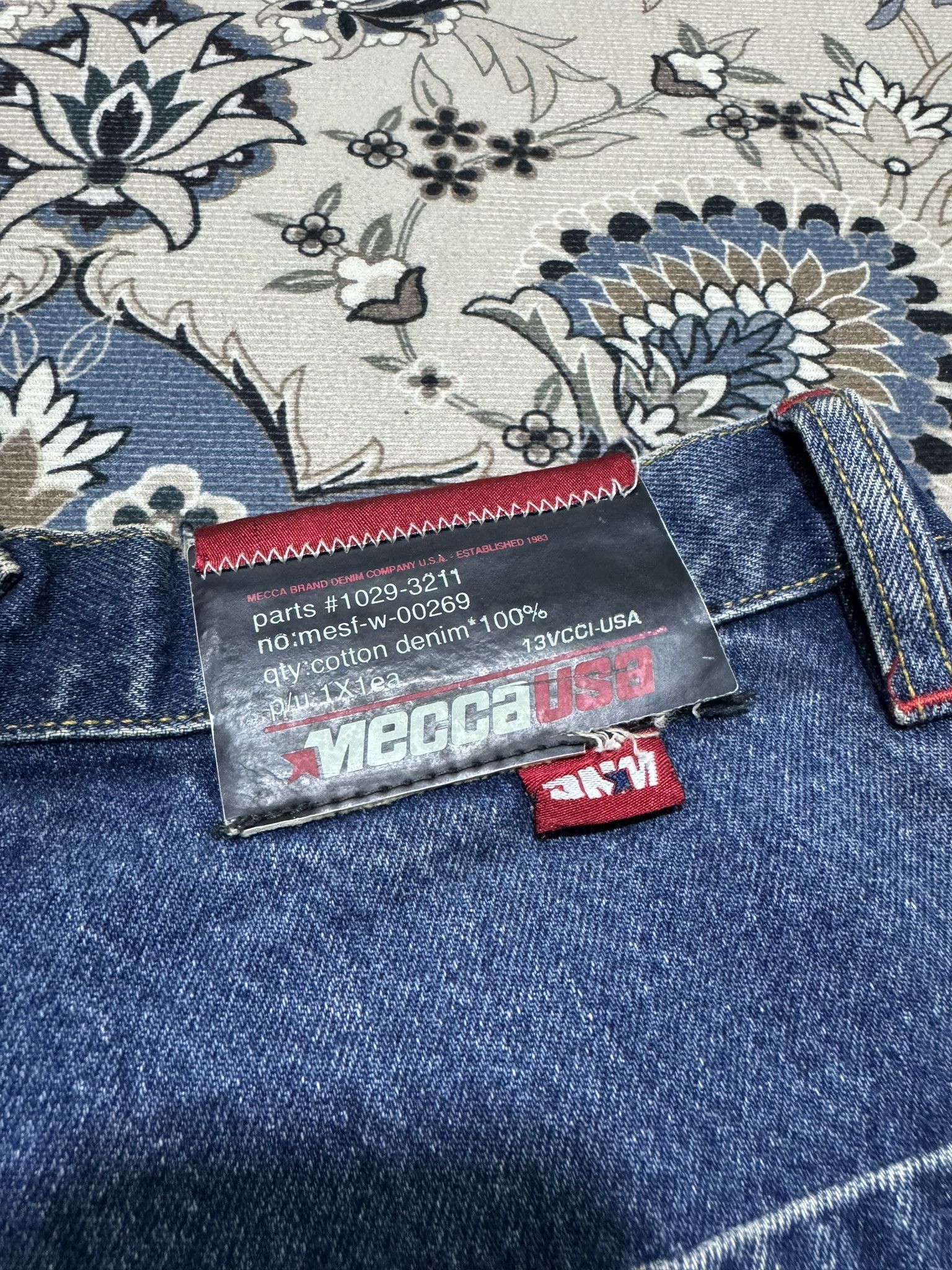 JNCO × Mecca × Menace Vintage 90's Mecca Denim Baggy Loose Skateboard Jeans JNCO Size US 32 / EU 48 - 9 Thumbnail