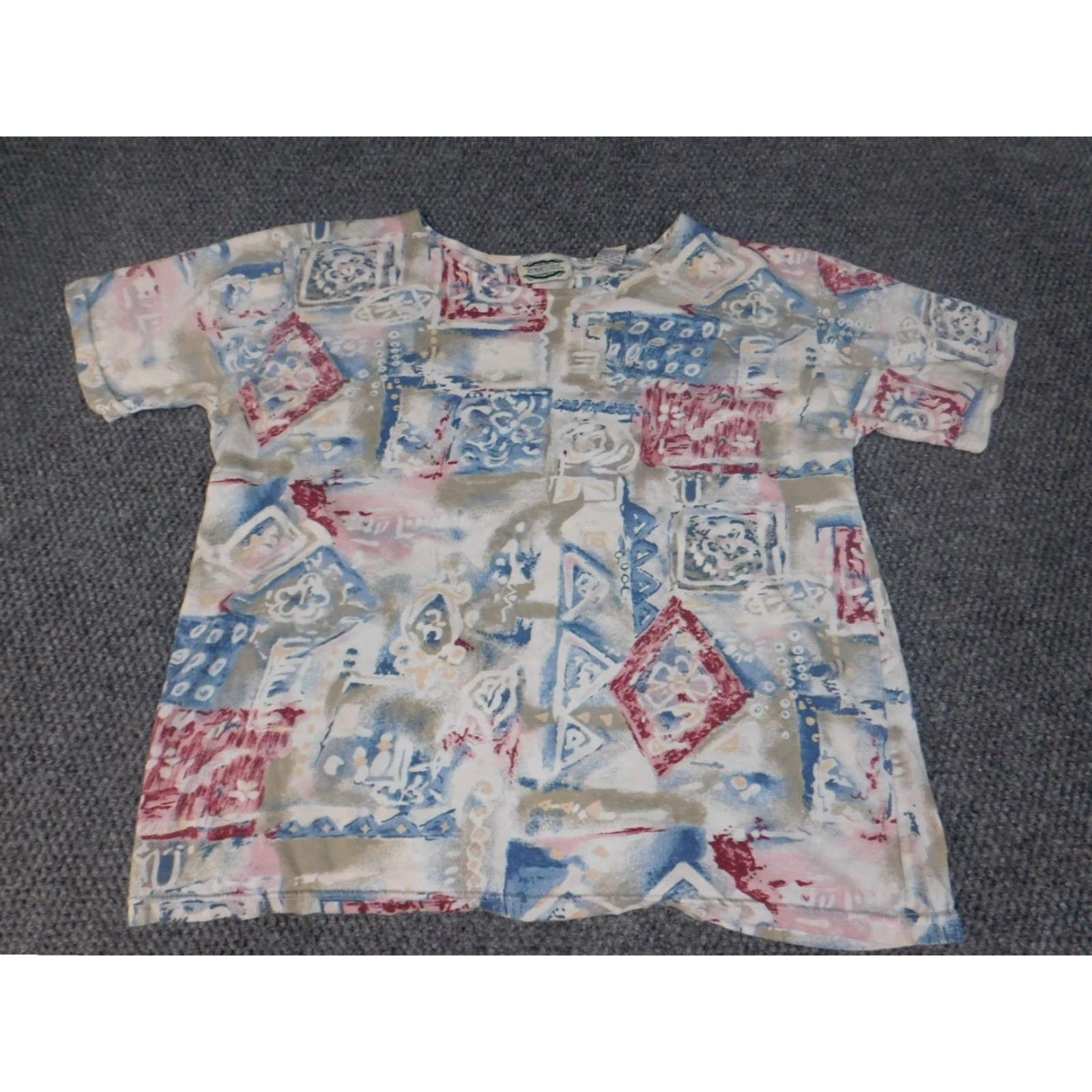 Vintage VINTAGE Separate Issue Womens Shirt L blue classic pullover Size L / US 10 / IT 46 - 2 Thumbnail
