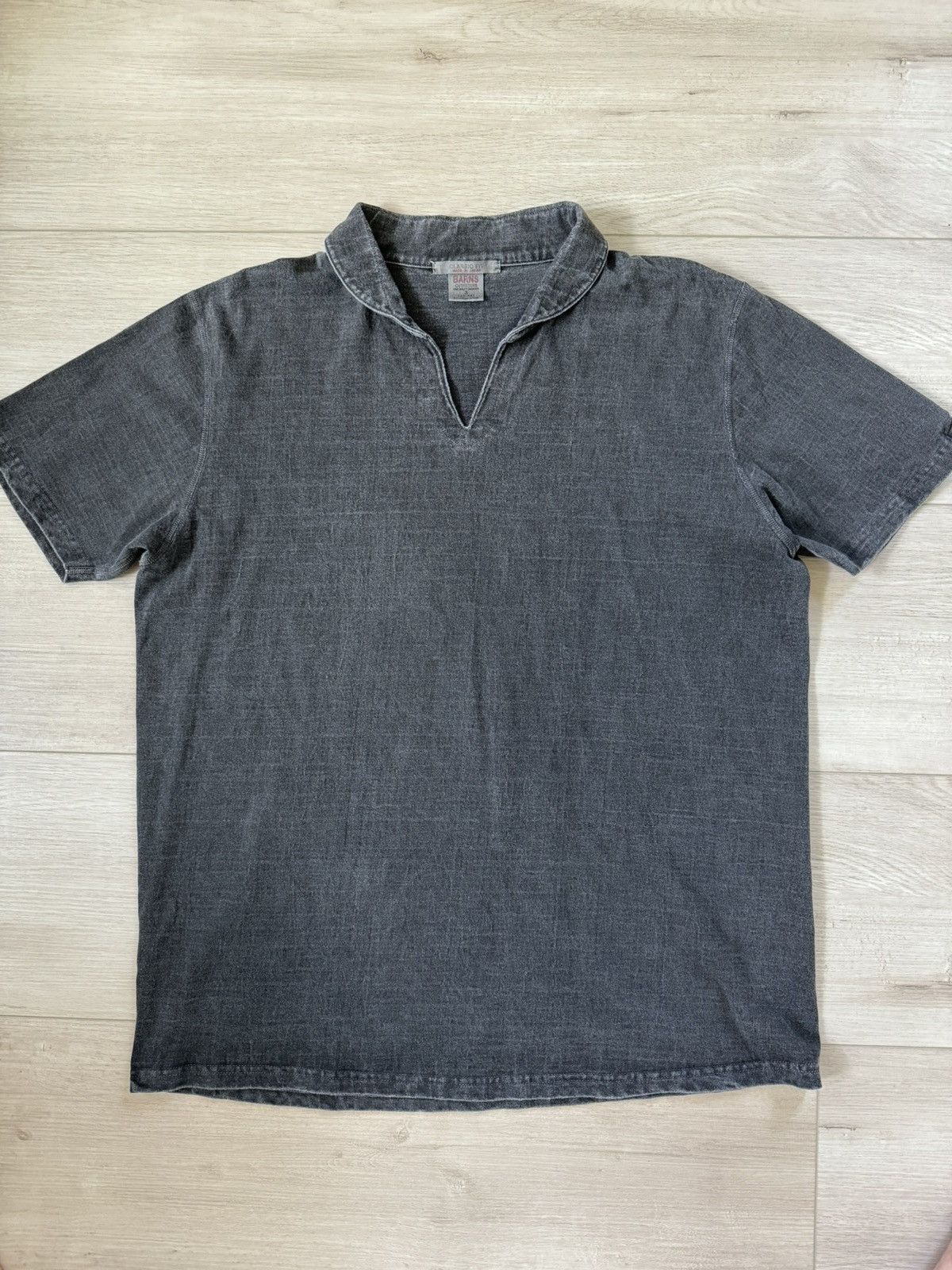 BARNS OUTFITTERS Barns Outfitters Loopwheel Skipper Polo Shirt Made in Japan Size US L / EU 52-54 / 3 - 1 Thumbnail