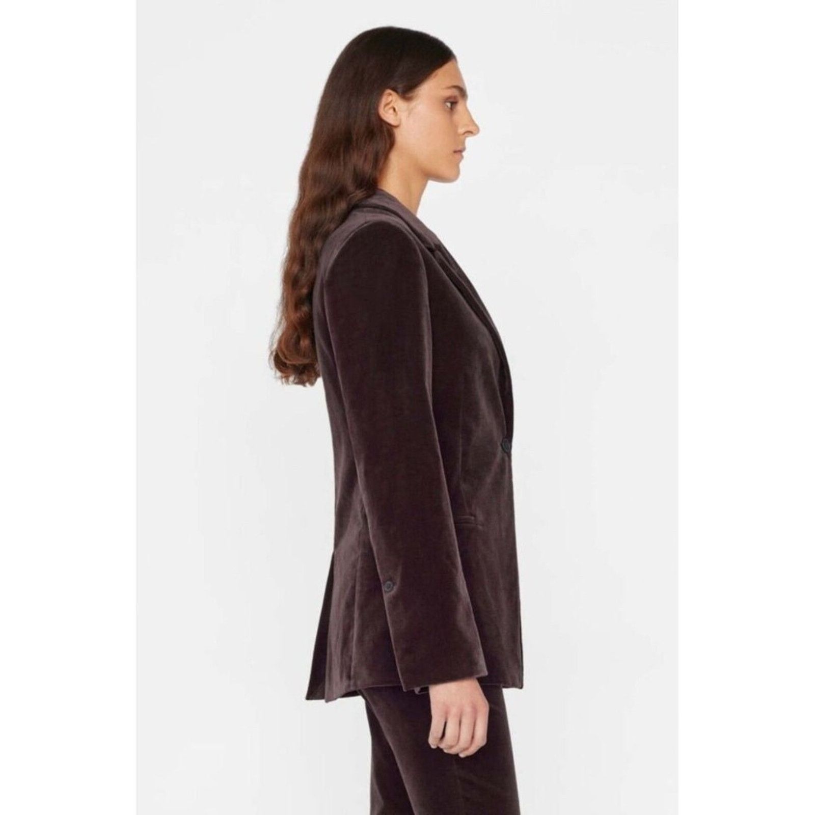 Frame Frame Corduroy Brown Velvet Single Button Blazer Size 10 Size L / US 10 / IT 46 - 3 Thumbnail