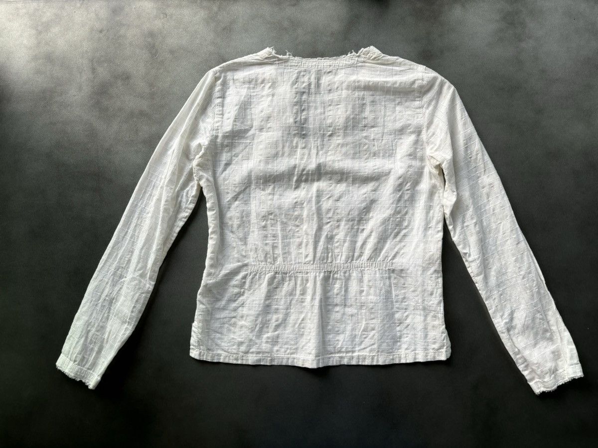 Prada 2000s Prada Sport Shirt Vintage Linen Cotton Sheer Zipper 40 Size S / US 4 / IT 40 - 12 Thumbnail