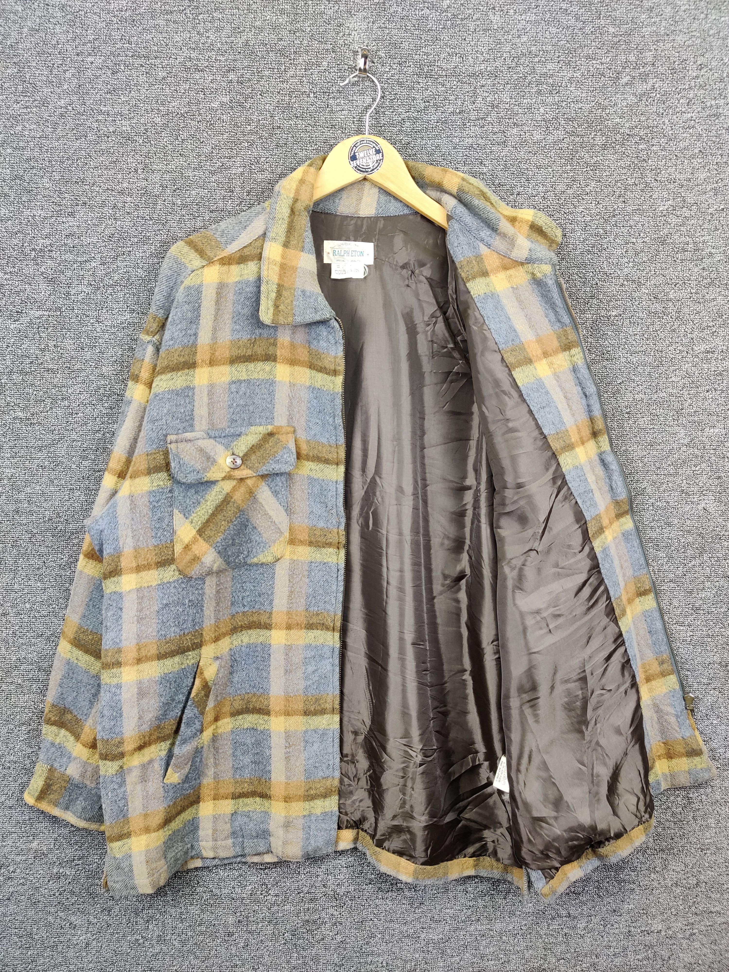 Eton Vintage Ralph Eton Plaid Hunting Zipper Jacket Size US L / EU 52-54 / 3 - 7 Thumbnail