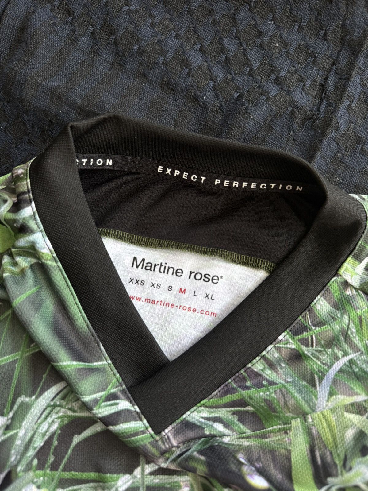 Martine Rose Martine Rose Grass Paneled Football Jersey Size US M / EU 48-50 / 2 - 4 Thumbnail