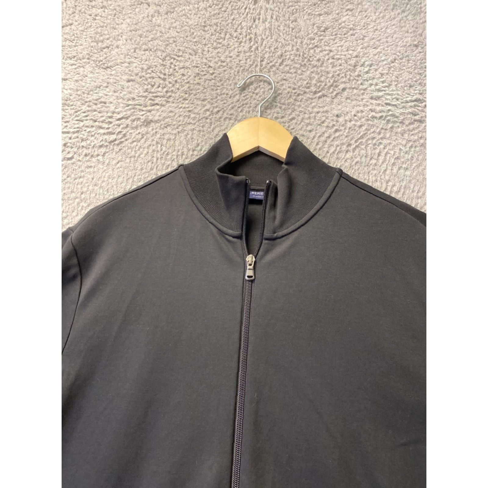 Cremieux VINTAGE Cremieux Men Sweater Full Zip Cotton Black Size M Adult Size US M / EU 48-50 / 2 - 2 Thumbnail