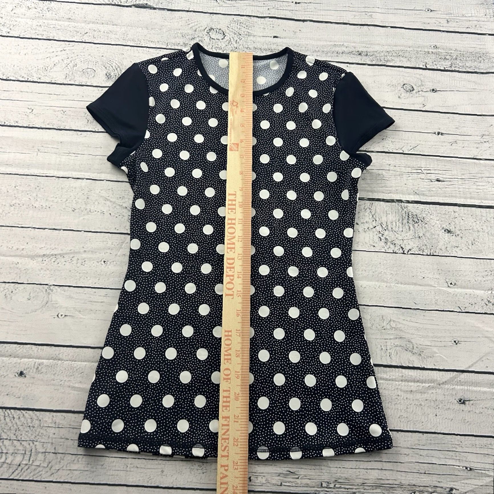 Boden VINTAGE Boden Swim Top Polka Dot White Blue Womens 2 Polyamide Short Sleeve Easy Care Summer Swimwear Size XS / US 0-2 / IT 36-38 - 3 Thumbnail