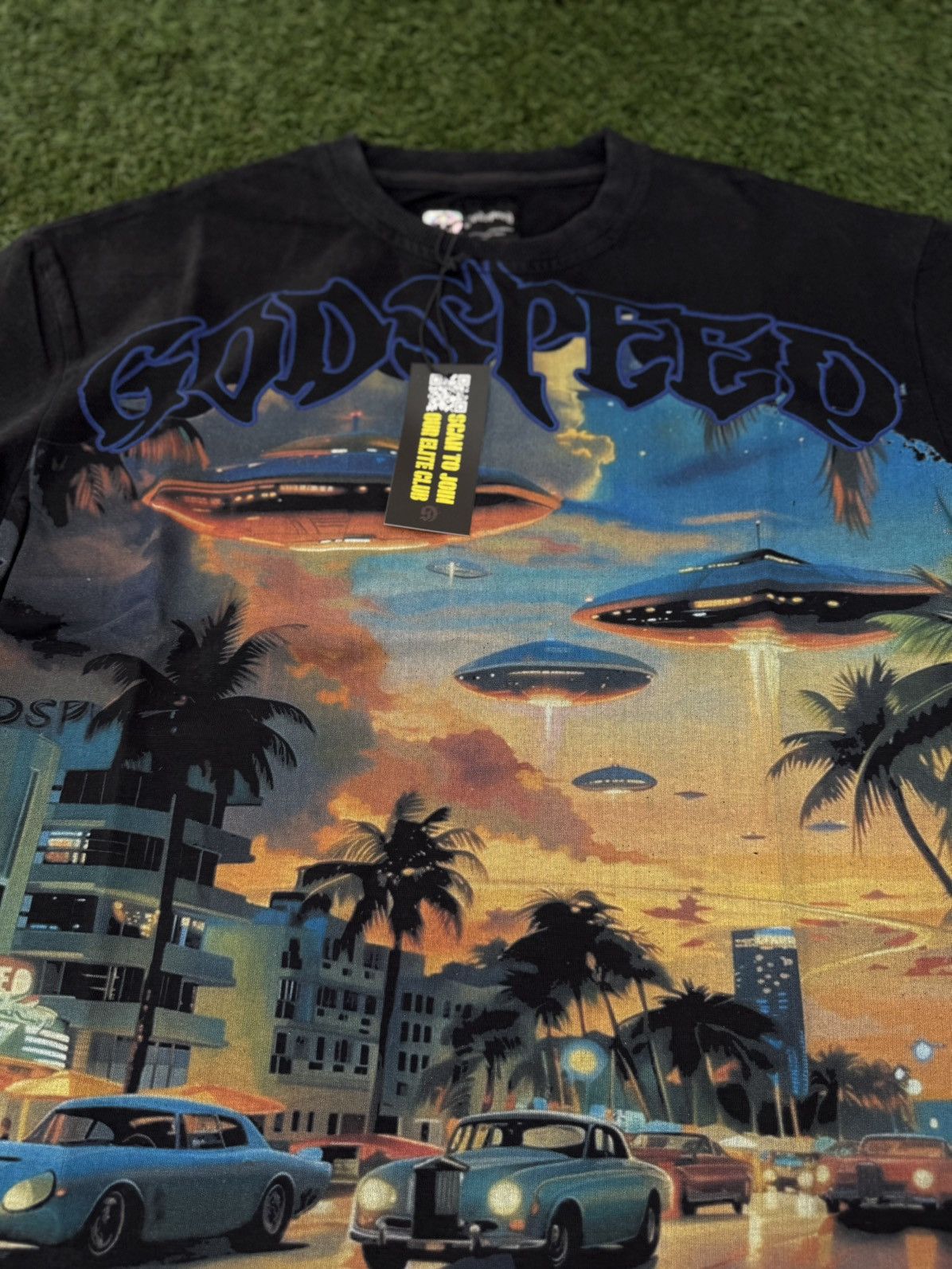 Godspeed Godspeed Black UFO Tee Shirt Size Small (NEW) Size US S / EU 44-46 / 1 - 5 Thumbnail