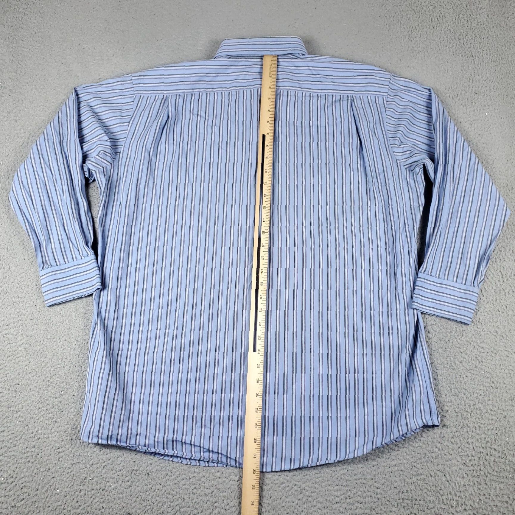 Tommy Hilfiger Tommy Hilfiger Blue Striped Button-Up Shirt Men’s XL Long Sleeve Casual Preppy Size US XL / EU 56 / 4 - 6 Thumbnail