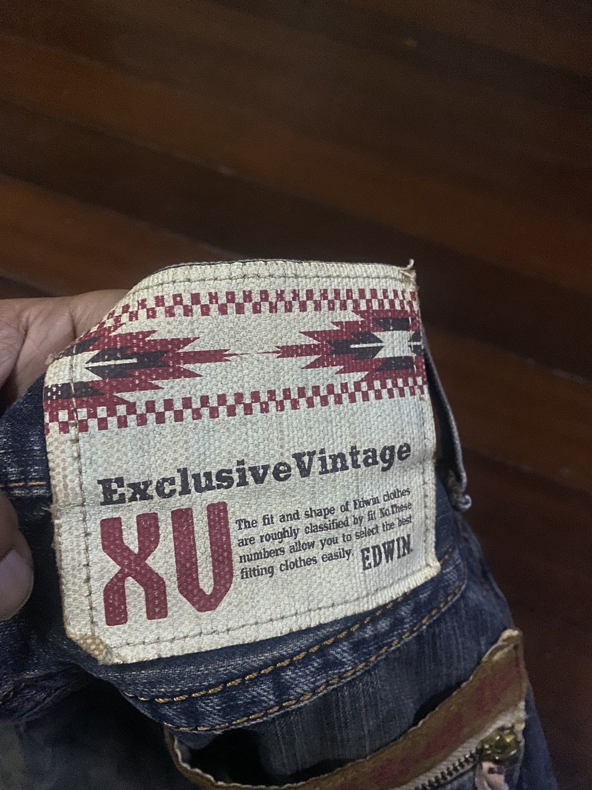 Edwin Fire 🔥 EDWIN EXCLUSIVE VINTAGE dirty mud wash Size US 34 / EU 50 - 16 Thumbnail