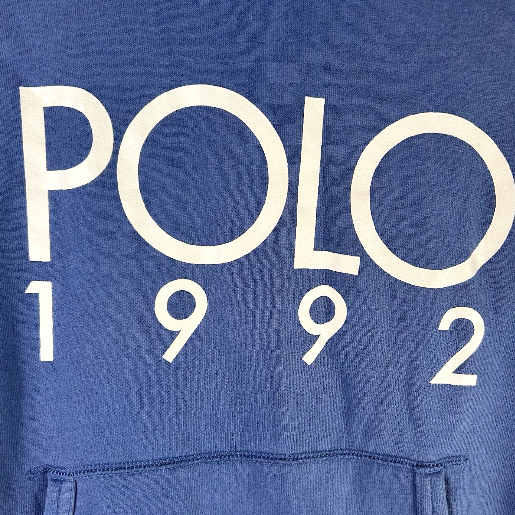 Polo Ralph Lauren Polo 1992 Hoodie Polo Ralph Lauren Blue Mens XS Hoodie Pullover Hooded Pockets Size US XS / EU 42 / 0 - 4 Thumbnail