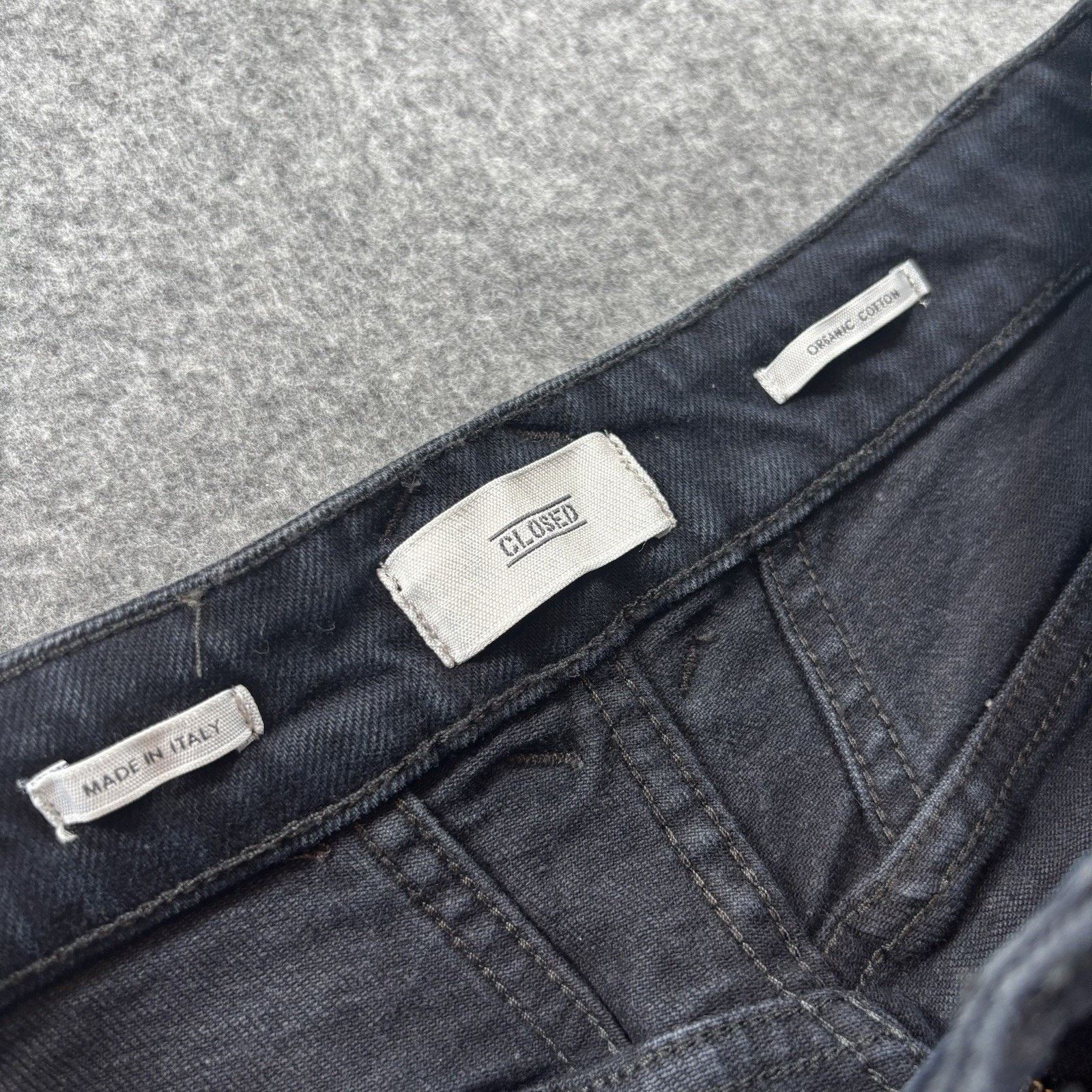 CLOSED Closed Pearl Jeans High Rise Denim Black Women's Size 26 Size 26" / US 2 / IT 38 - 4 Thumbnail