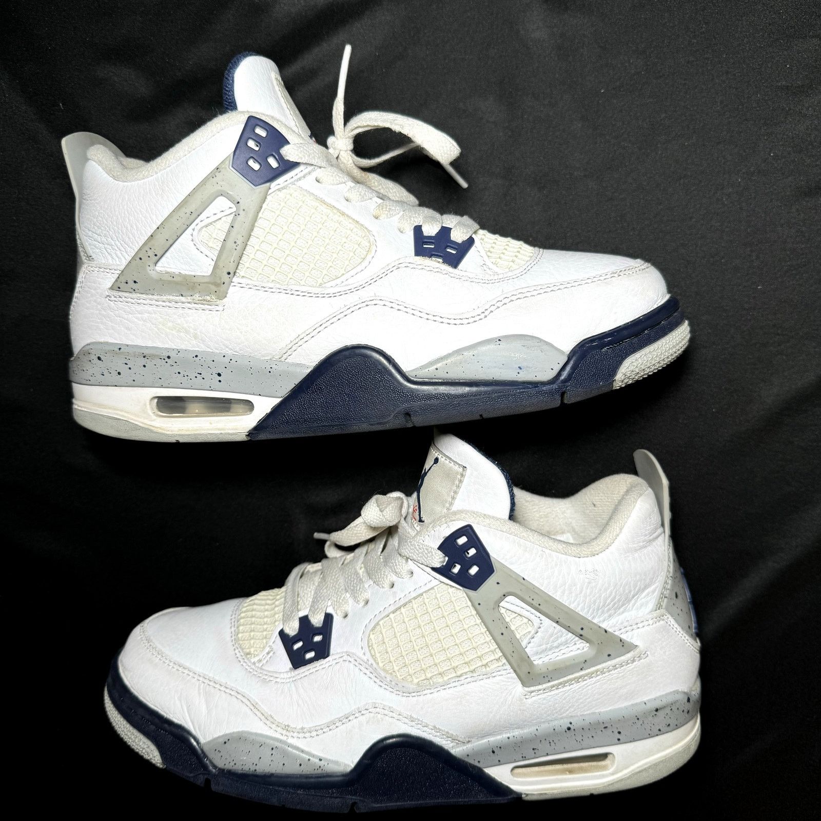 Jordan Brand × Nike Size 7 Nike Air Jordan 4 Retro GS Midnight Navy Men's Shoes Size US 7 / EU 40 - 3 Thumbnail