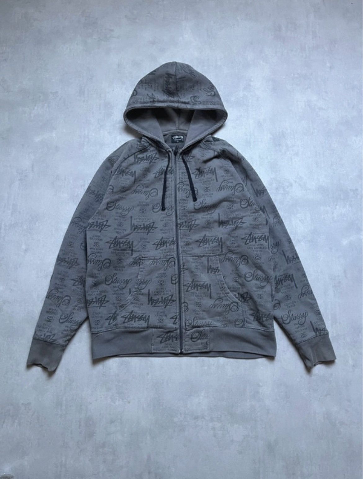Born X Raised × Stussy Stussy & Born x Raised Logo Zip