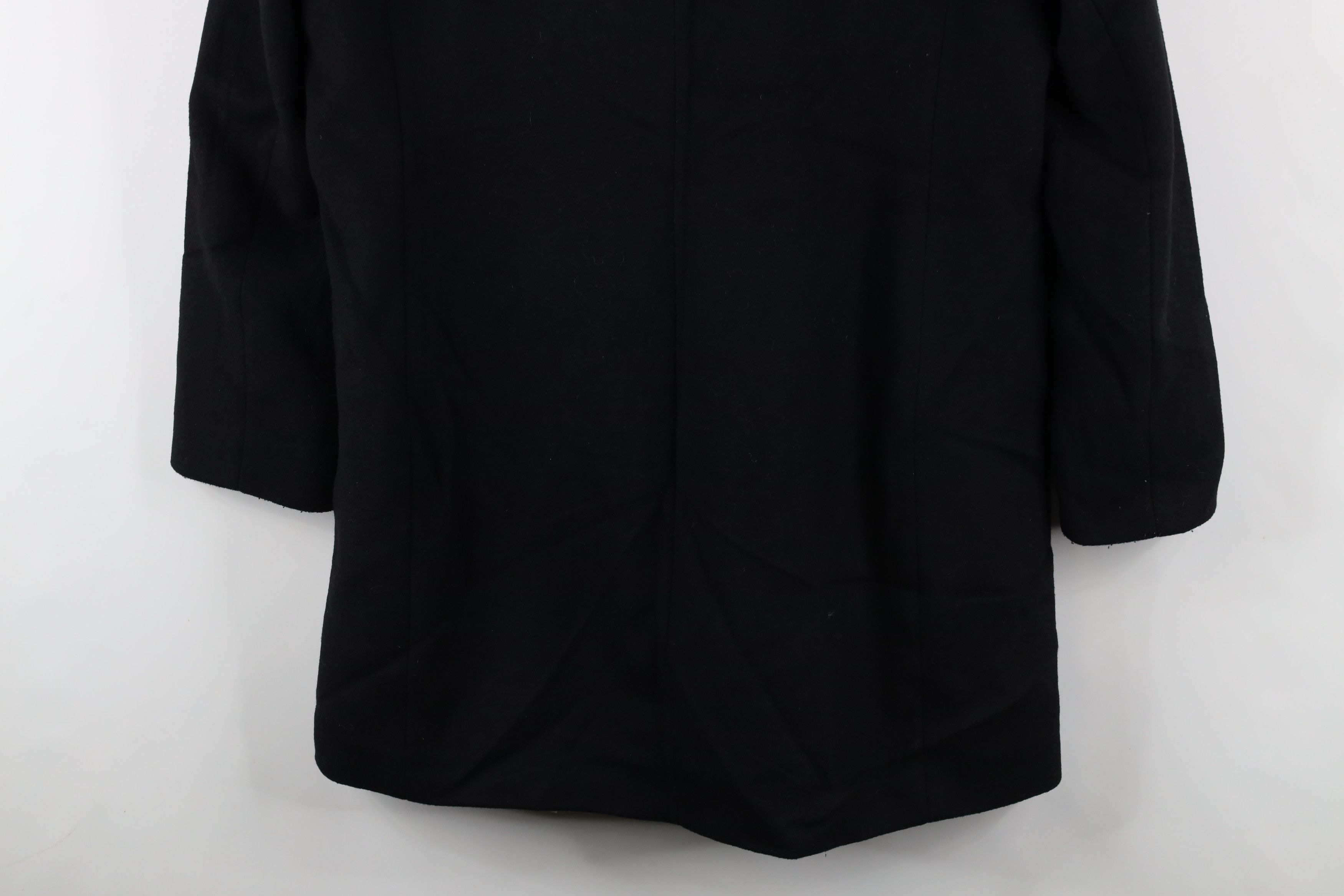 Ralph Lauren × Vintage Vintage Ralph Lauren Buckle Button Overcoat Jacket Black Size L / US 10 / IT 46 - 11 Thumbnail