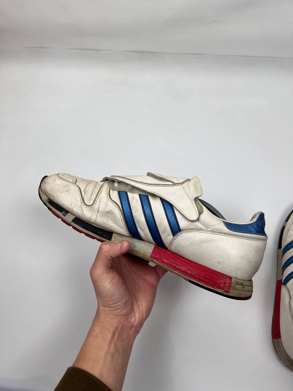 Adidas Adidas Micropacer silver Metallic 2001 vintage size 11 1/2 Size US 11 / EU 44 - 14 Thumbnail