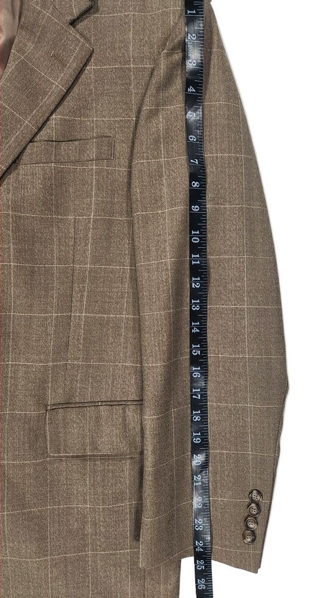 Jos. A. Bank Jos. A. Bank Wool Sport Coat Windowpane Plaid Blazer 40R Size 40R - 9 Thumbnail