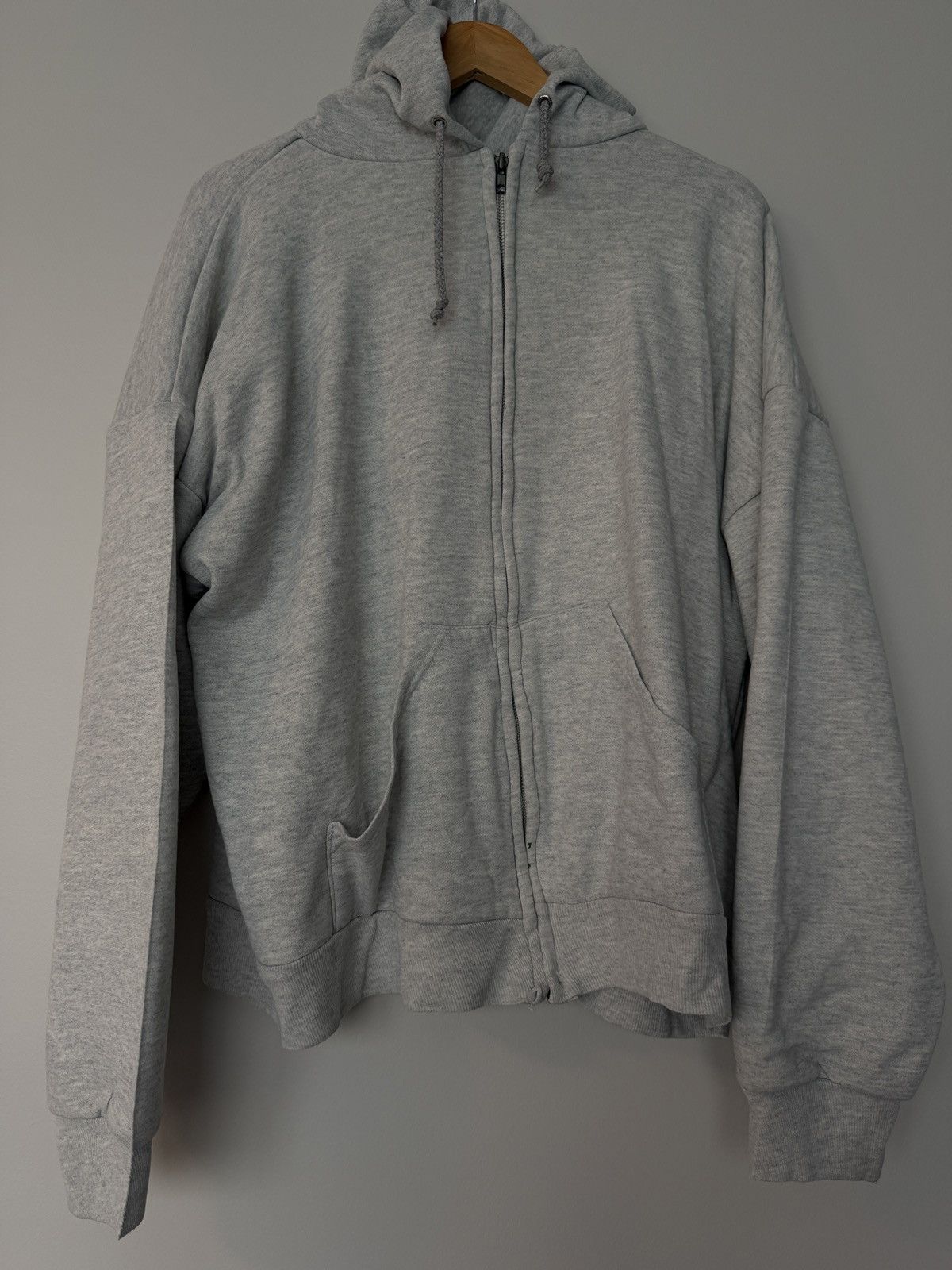 Hysteric Glamour × Vintage Yellow/Grey Zip-up Hoodie | Grailed