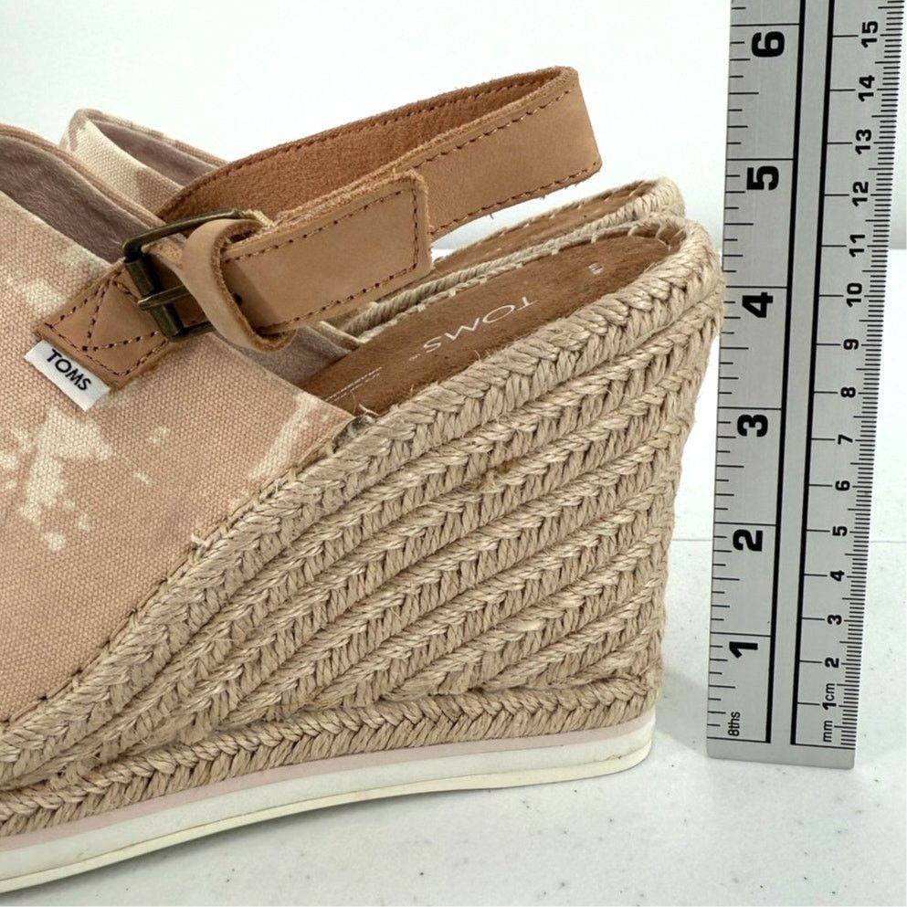 Toms TOMS Monica Natural Sand High Wedge Espadrille Sandal Size US 10 / IT 40 - 10 Thumbnail