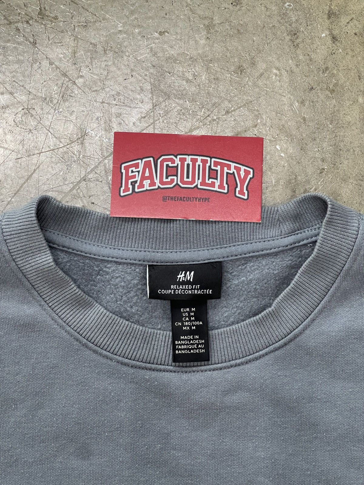 H&M H&M Grey Pullover Sweater Medium Size US M / EU 48-50 / 2 - 3 Thumbnail
