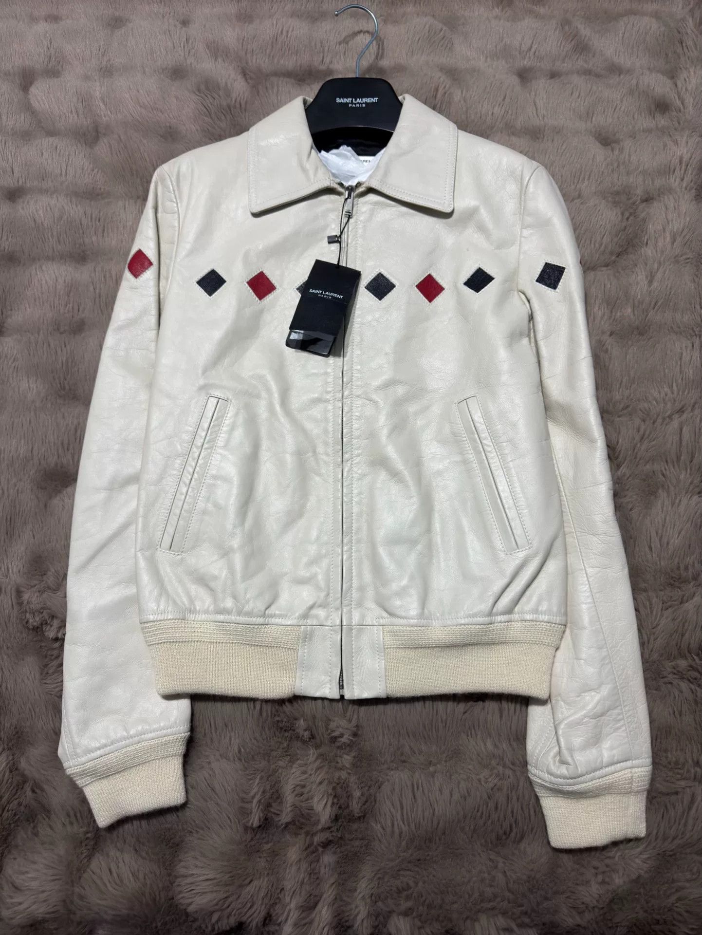 Saint Laurent Paris saint laurent vintage style leather jacket Size US L / EU 52-54 / 3 - 1 Thumbnail