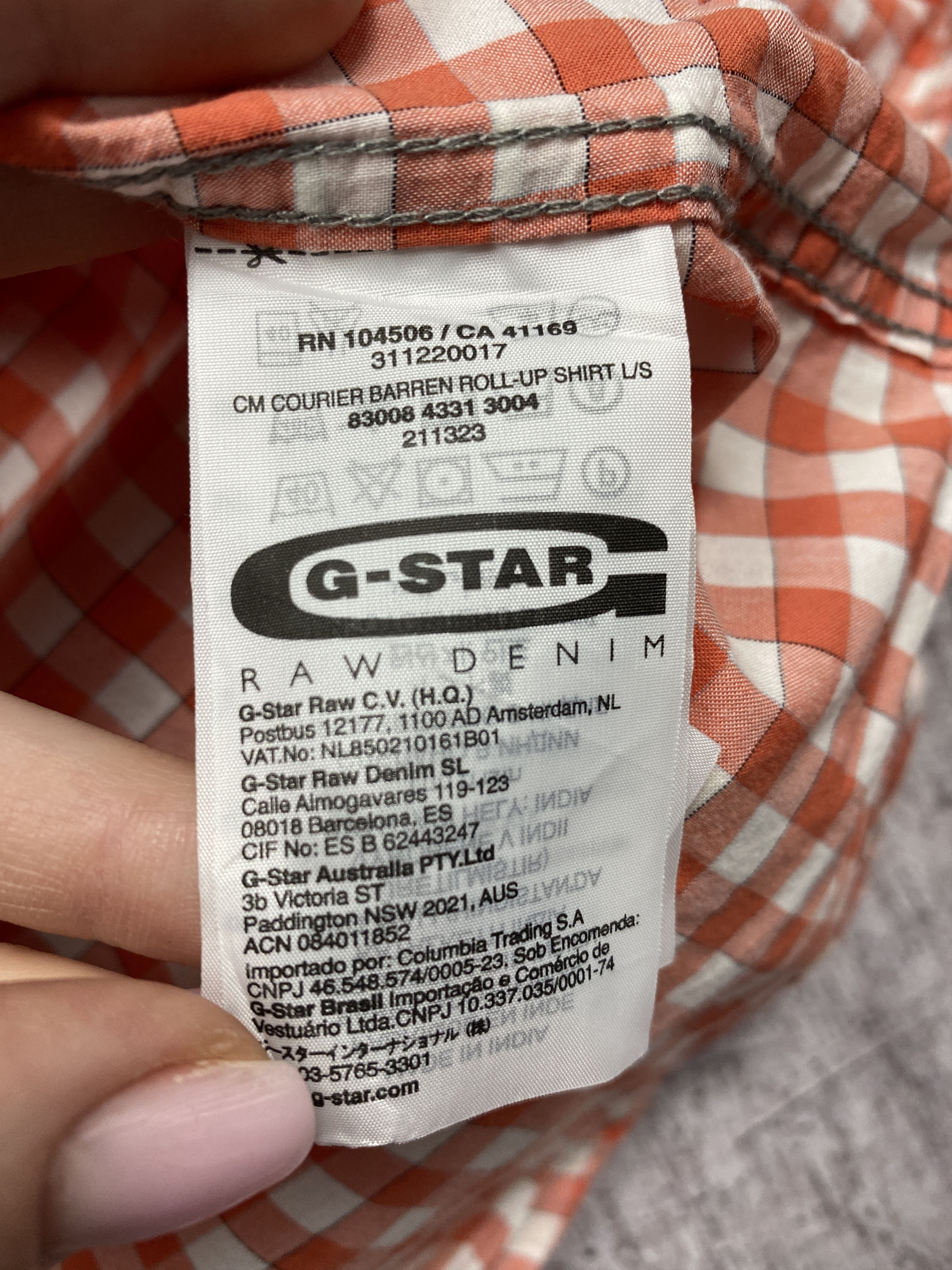 G-Star G Star Raw Vintage Mens Long Sleeve Shirt Size US L / EU 52-54 / 3 - 7 Thumbnail