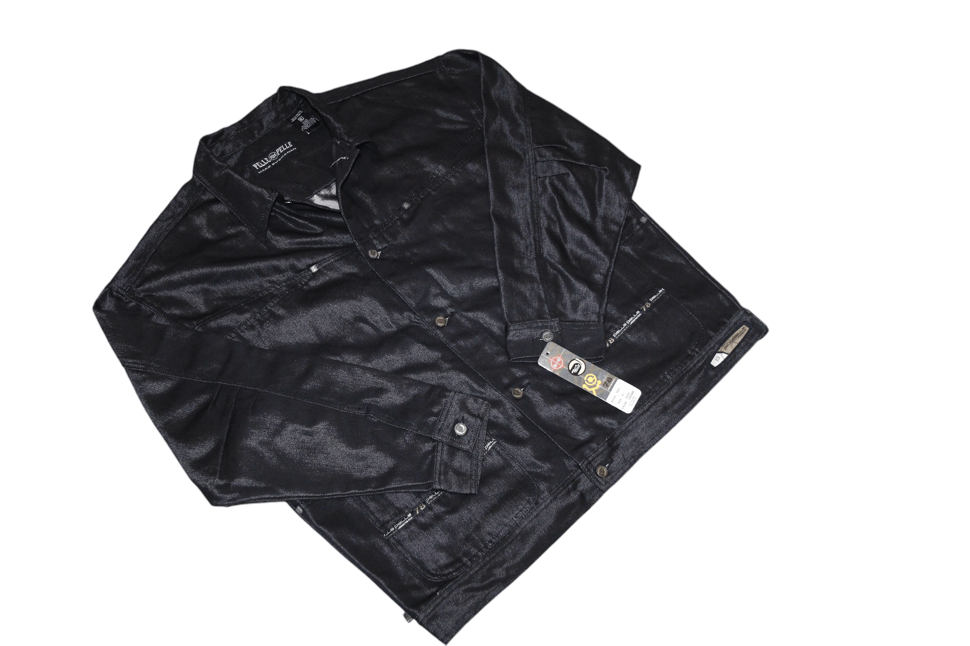 Pelle Pelle VTG Pelle Pelle Black Shrkdnm OG Baggy Chore Jacket Size US XXL / EU 58 / 5 - 6 Thumbnail