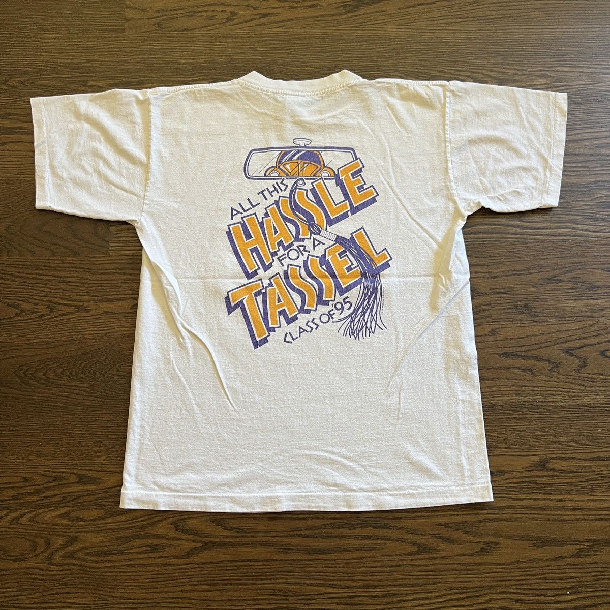 Vintage Vintage 1995 Robert C Hatch High School Seniors shirt Size US L / EU 52-54 / 3 - 4 Thumbnail