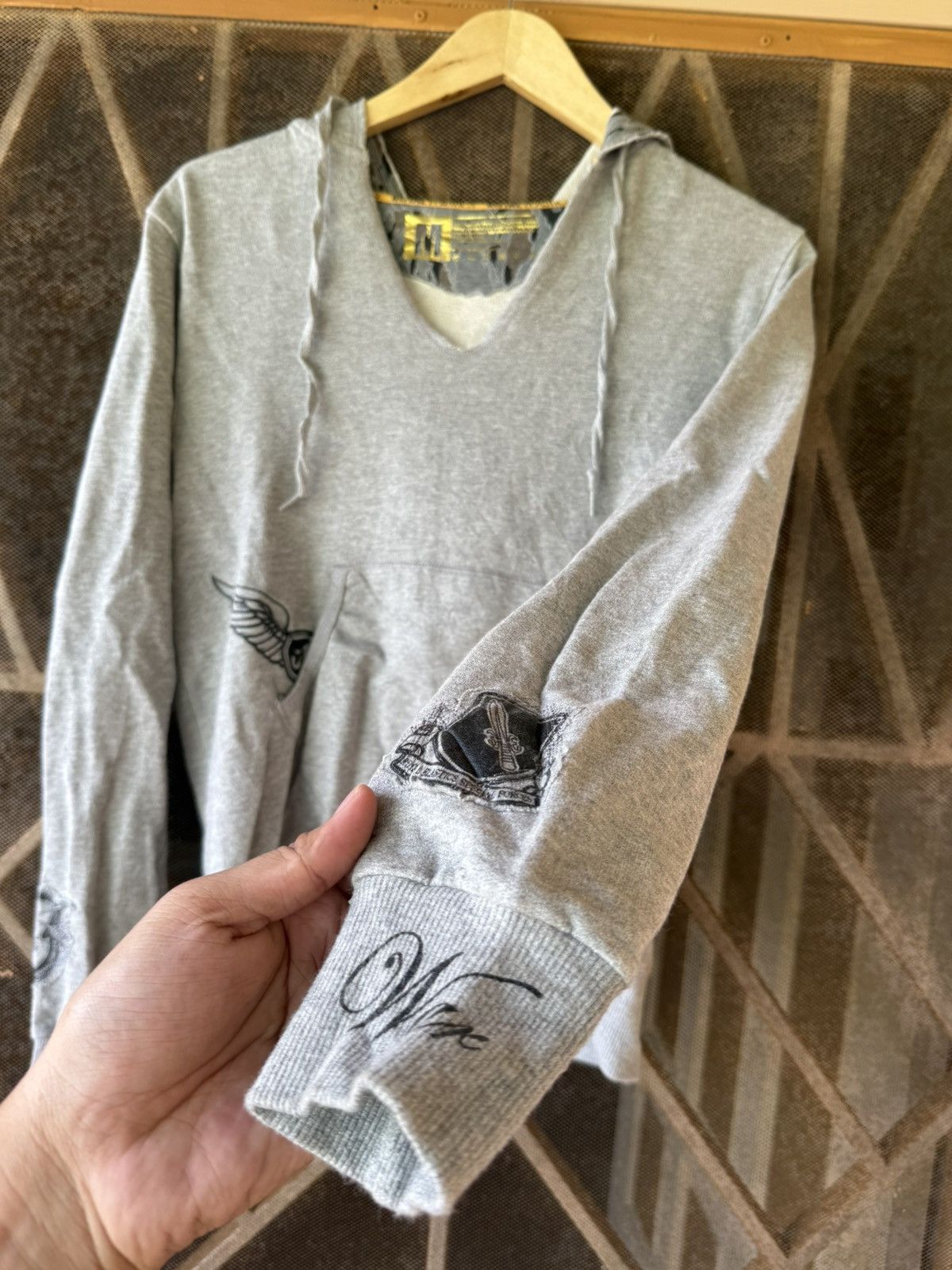 Hysteric Glamour Royal elastics distressed hoodie Size US S / EU 44-46 / 1 - 6 Thumbnail