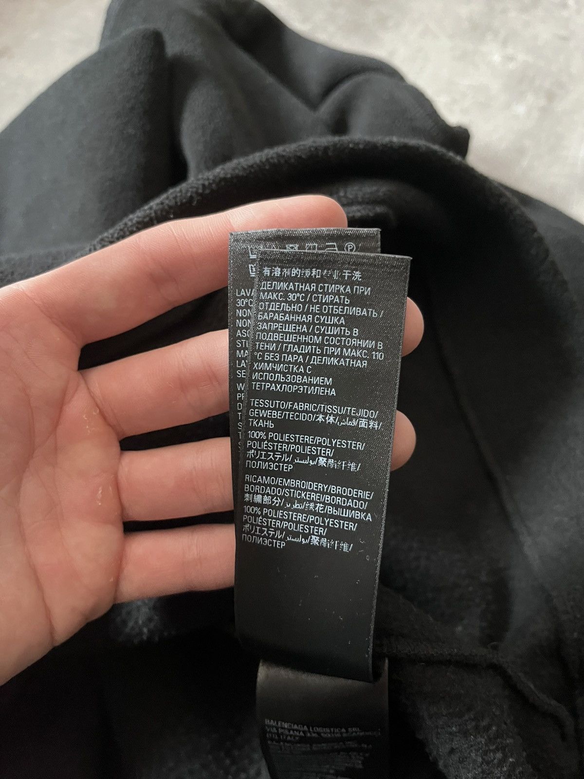 Balenciaga Balenciaga F/W 23 Unity Sport logo black fleece Size US L / EU 52-54 / 3 - 11 Thumbnail