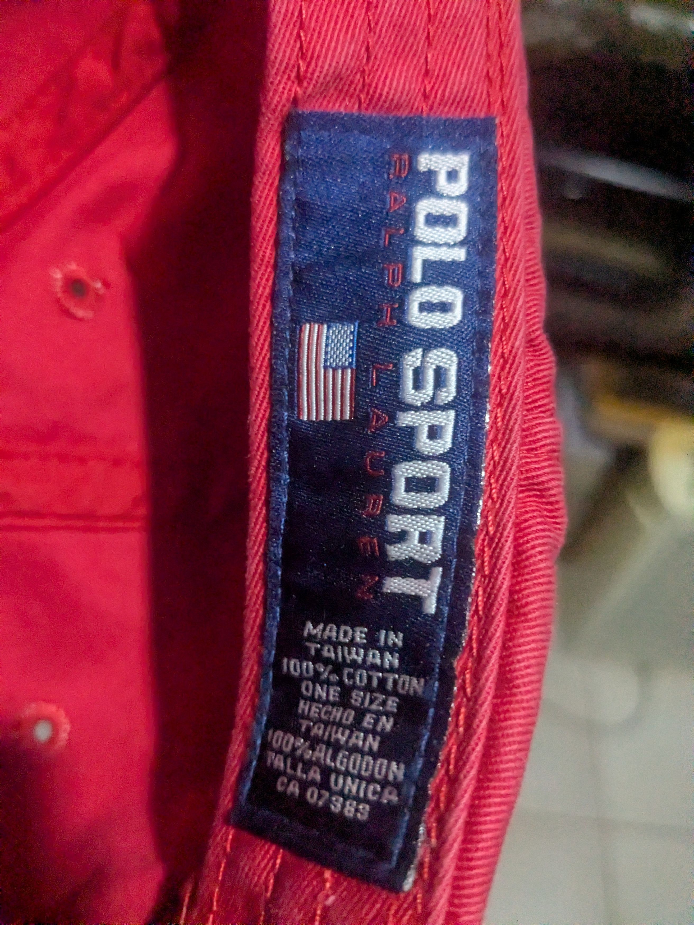 Polo Ralph Lauren polo sport Ralph Lauren vintage 90's cap red Size ONE SIZE - 3 Thumbnail