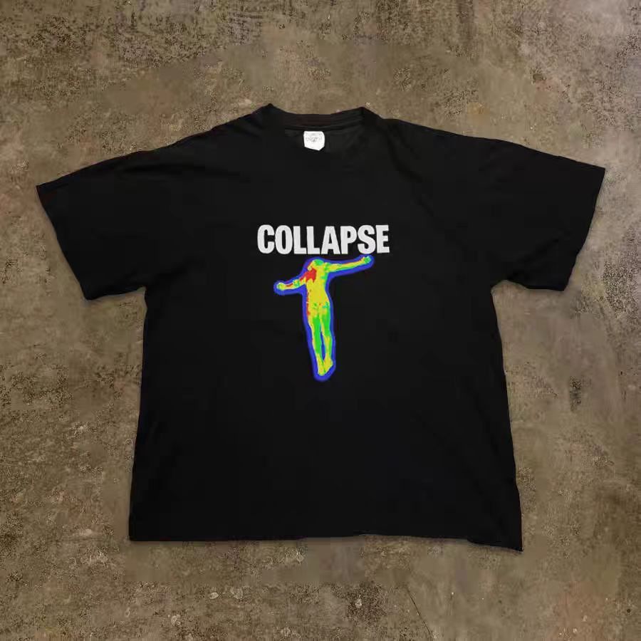 Japanese Brand × Vintage Black street washed vintage printed cotton t-shirt Size US M / EU 48-50 / 2 - 1 Thumbnail