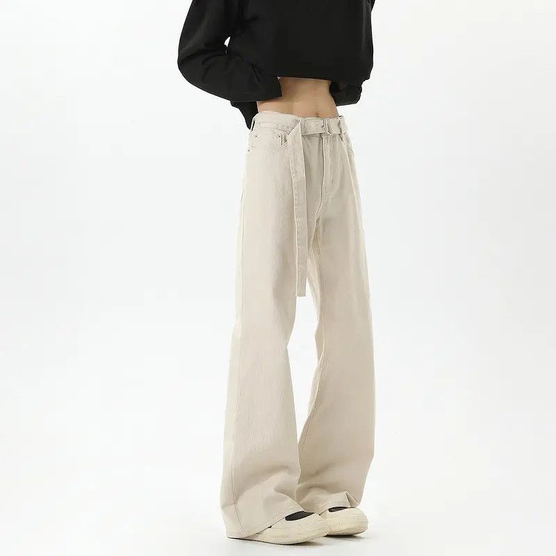 Japanese Brand Retro loose wide leg casual jeans Size US 32 / EU 48 - 2 Thumbnail
