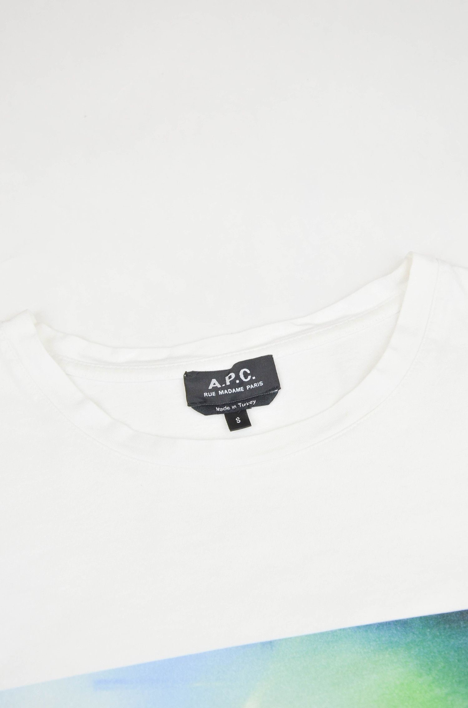 A.P.C. A.P.C. White T-Shirt with Print - S Size US S / EU 44-46 / 1 - 6 Thumbnail