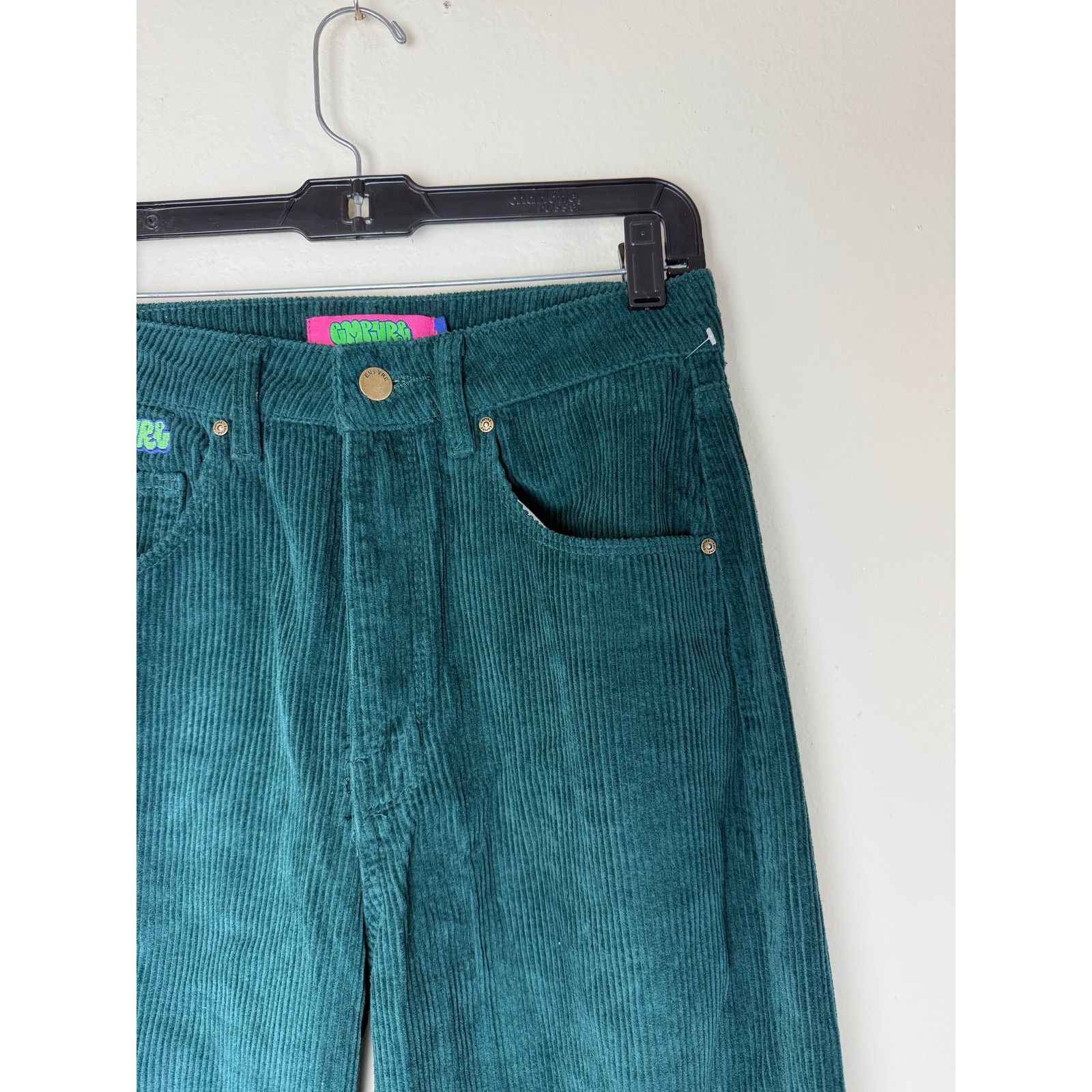 Empyre Empyre Tori Ponderosa Corduroy Skate Pants - Green, Size 4 Size 27" / US 4 / IT 40 - 4 Thumbnail
