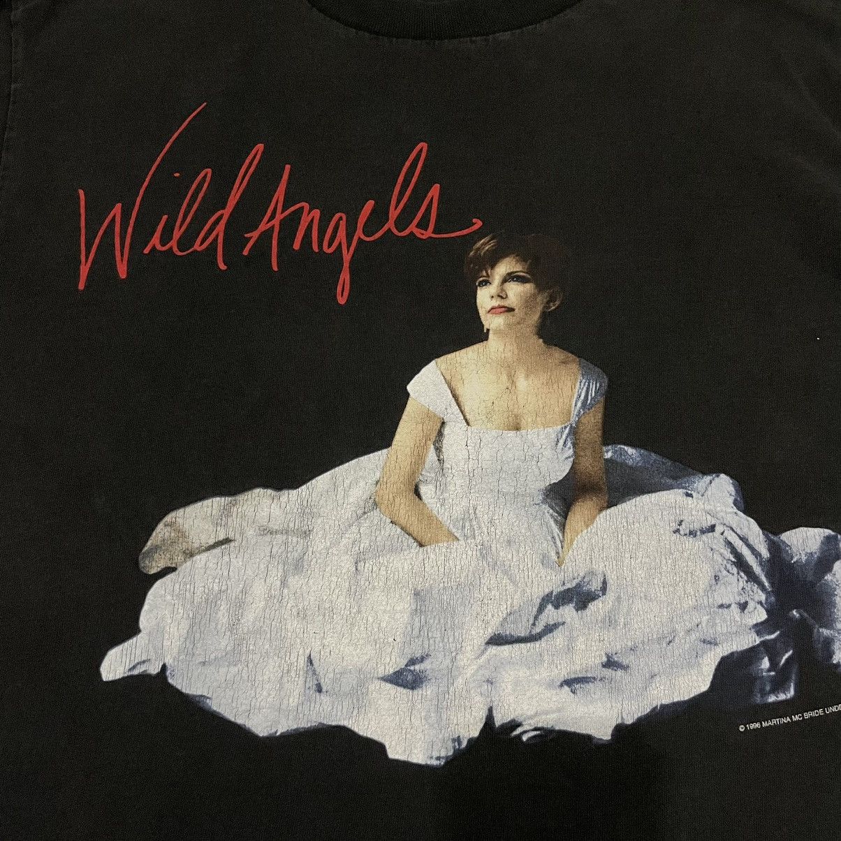 Vintage Vintage Martina McBride “Wild Angels” 1996 Blues World Tour Size US L / EU 52-54 / 3 - 4 Thumbnail